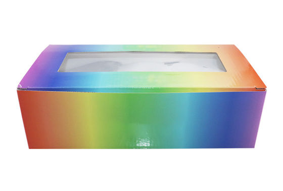 Подарочные коробки ясности PVC FSC с ясным печатанием цветов окна 4