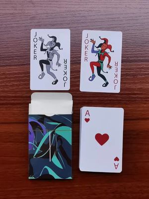 54 карты покера изготовленных на заказ бумаги с покрытием C2S Printable