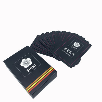 Изготовленным на заказ напечатанные логотипом белые игральные карты гильзовой бумаги 300gsm для собрания
