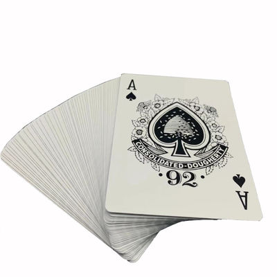 гильзовая бумага CMYK черноты 310gsm напечатала игральные карты покера для клуба казино