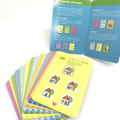 игральные карты Recyclable Matt образования детей бумаги с покрытием 300gsm закончили