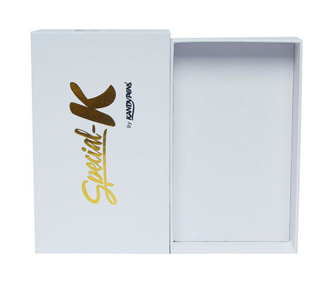 Белая фольга картона штемпелюя коробки упаковки электроники для электронной сигареты