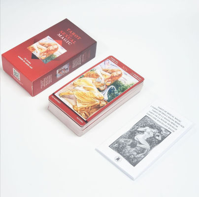 карты Tarot бумаги с покрытием 350gsm Printable сексуальные 70x120mm